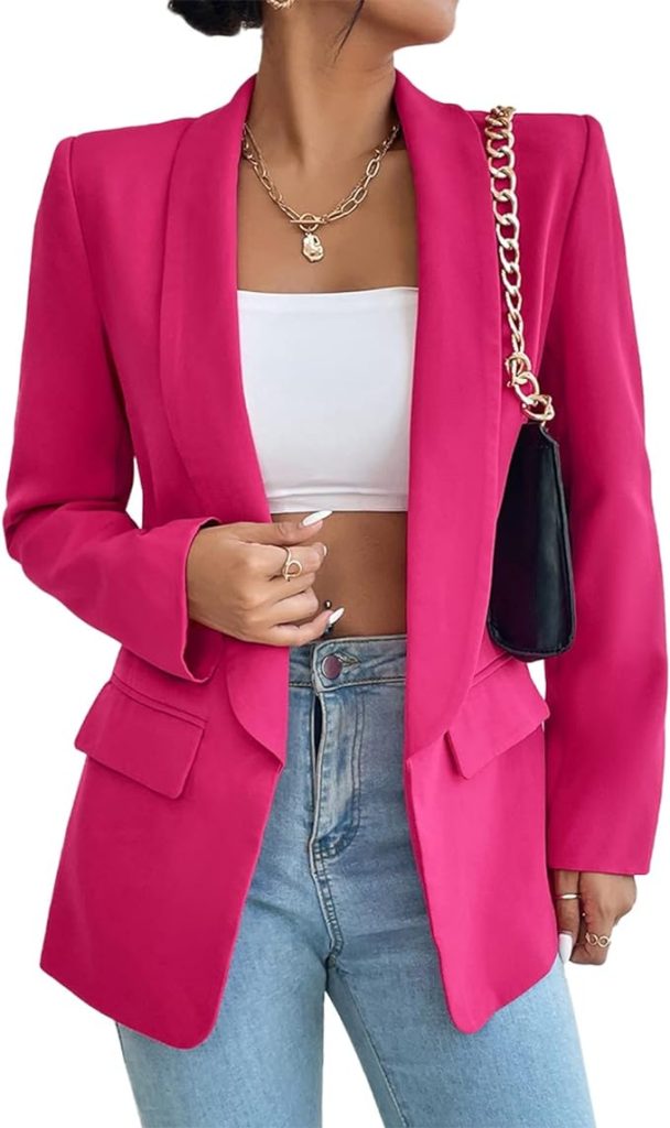 Tickled Pink: Adding Flair to Your Autumn Outfits with a Blazer插图
