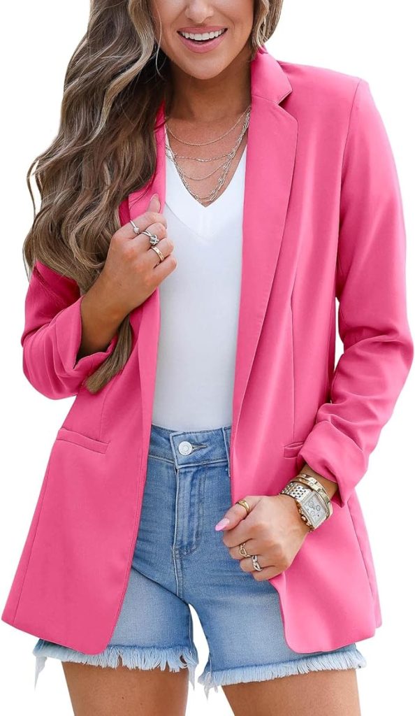 Bold and Beautiful: Standing Out in a Pink Blazer this Autumn插图