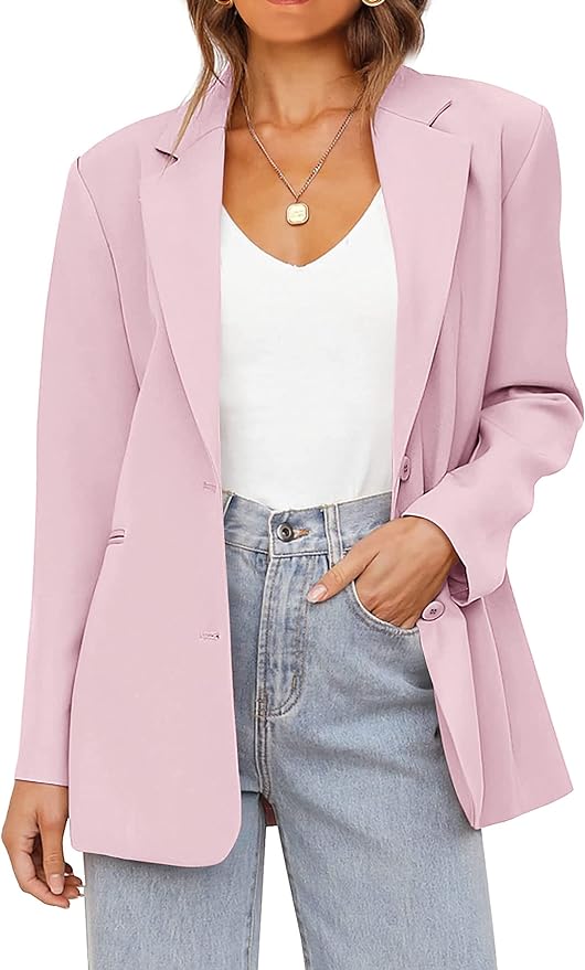 Pretty in Pastel: Pastel Pink Blazers for a Stylish Autumn插图