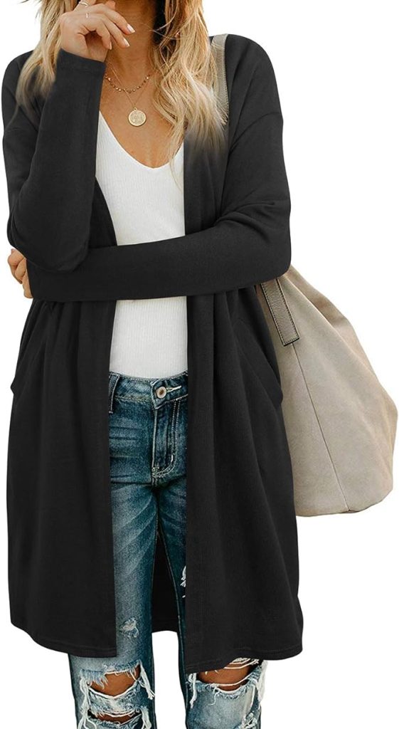 Weatherproofing Your Style: Long Cardigans for Rainy Days插图