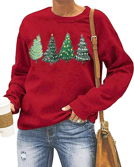 womens christmas sweatshirts