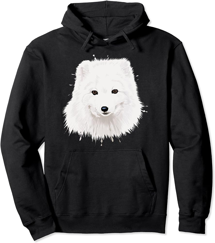 white fox hoodie