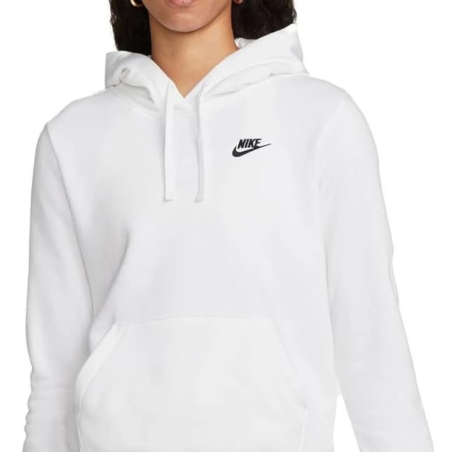 women's white sweatshirt