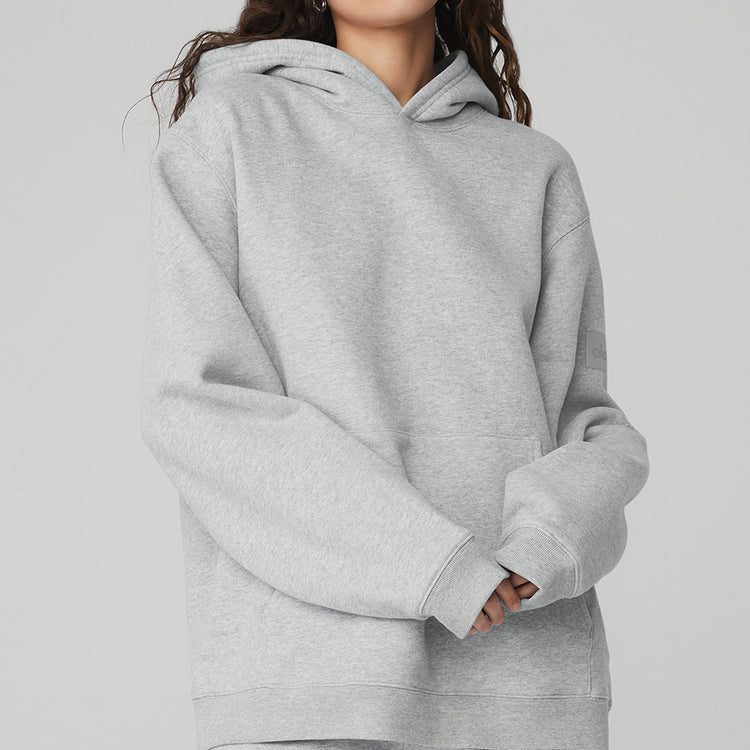 women's grey sweatshirt