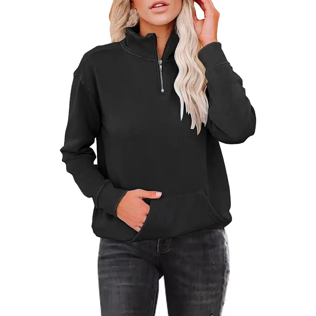 zip-up sweatshirt 