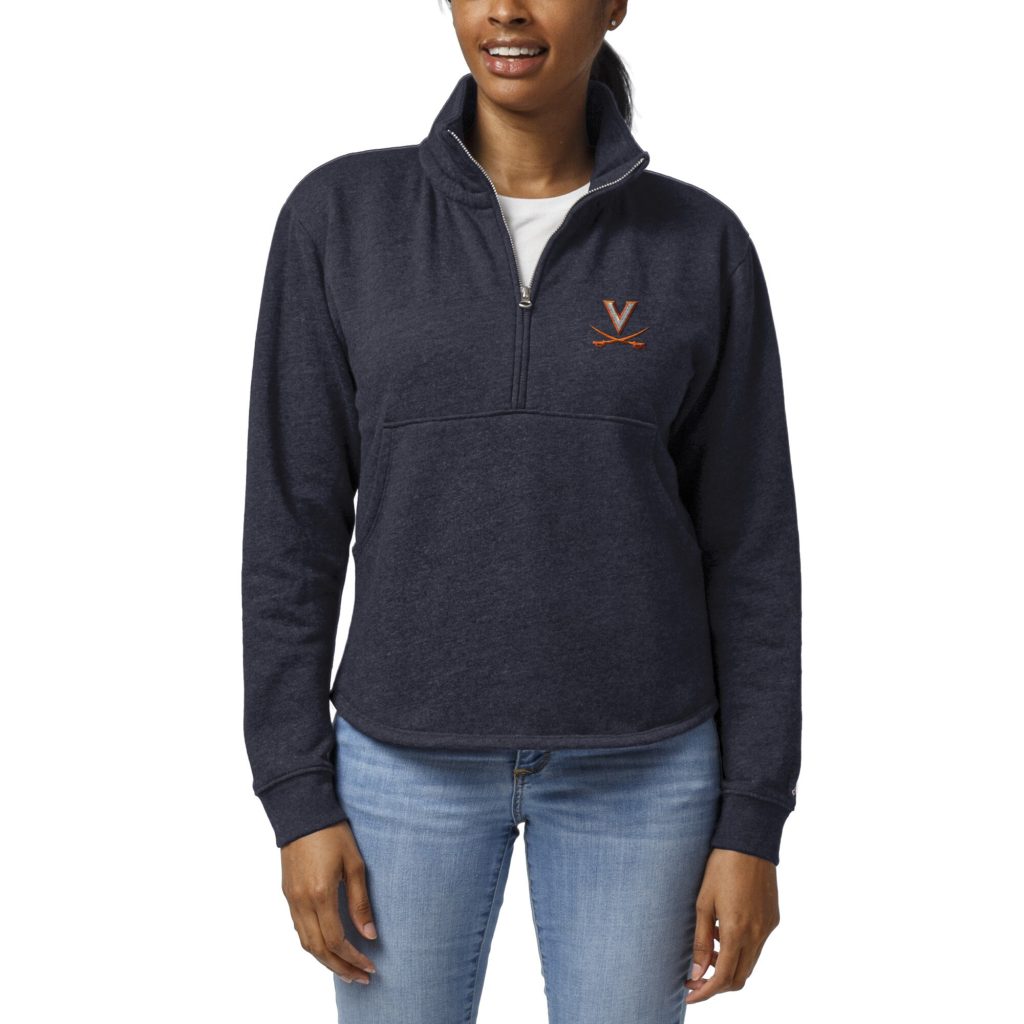 	
quarter zip sweatshirt women's