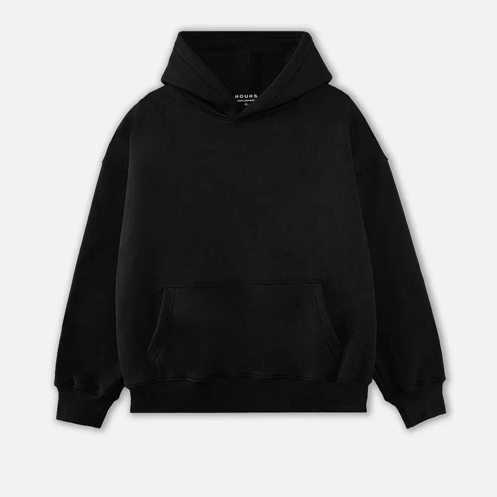 black hoodie